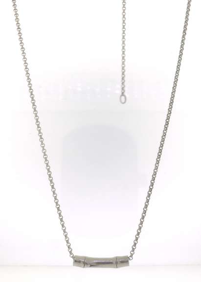 John Hardy Bamboo Slider Pendant on Chain