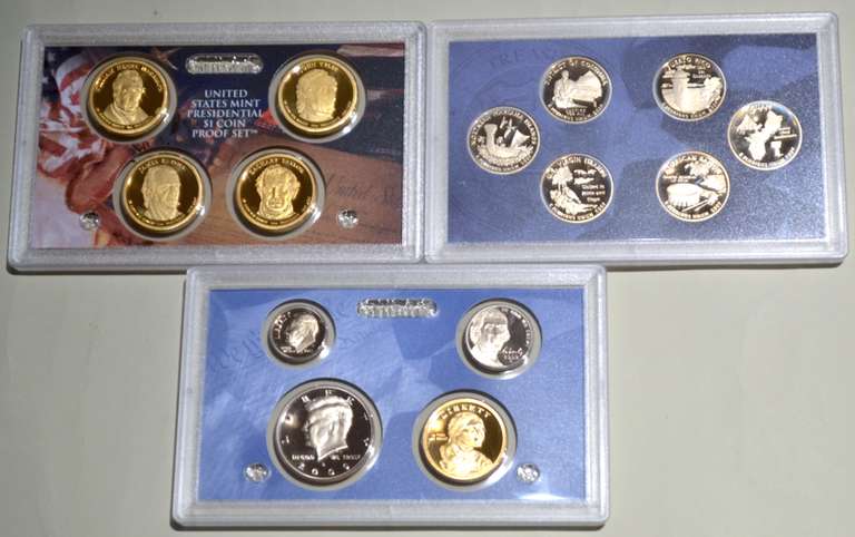 1999 2000 2002 2005 2009-10 US Proof Sets