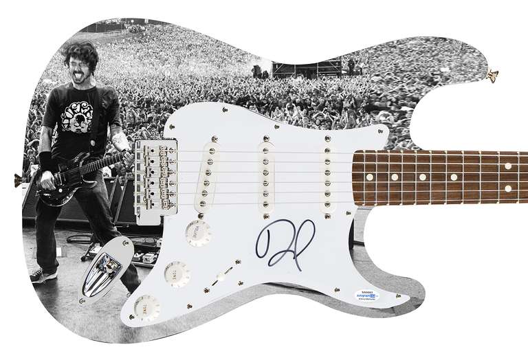 Dave Grohl Autographed Signed Custom Graphics Guitar ACOA