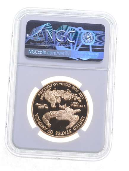 PF70 UCAM 2000-W $50 American Gold Eagle - Graded NGC