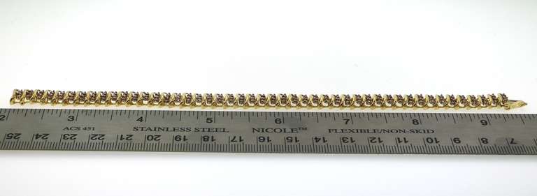 Fantastic 3.00 cttw Diamond Tennis Bracelet in 14kt Yellow Gold