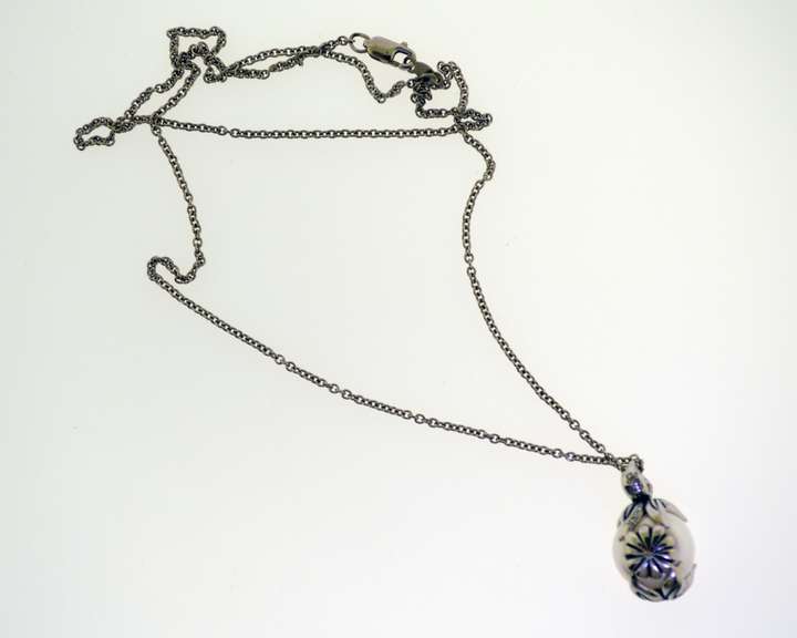 Sterling Silver Pearl Drop Necklace
