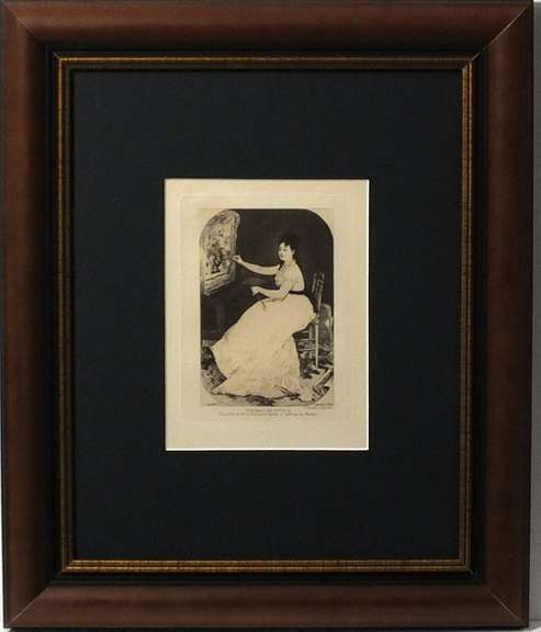 Fine Art Rare Edouard Manet Heliograph from original 1867 edition Collection