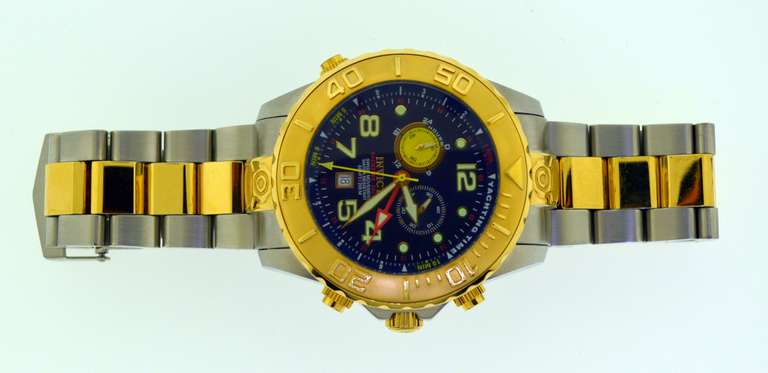Invicta Chronograph Stainless Steel Watch