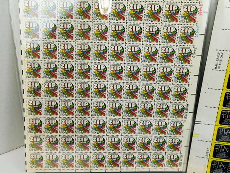 6 Full U.S. Stamp Sheets