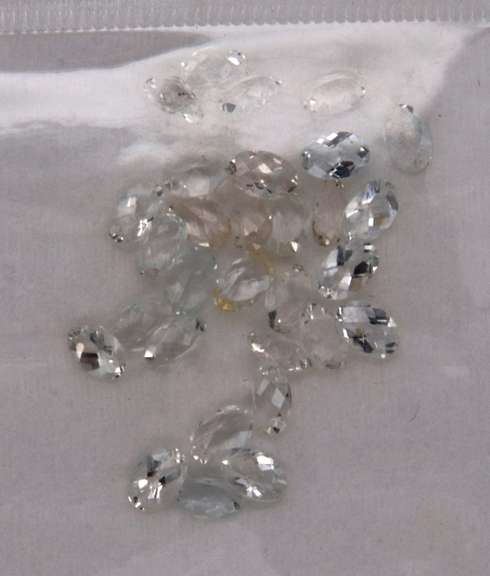 Awesome 15.52ct Set of Clear Topaz Gemstones