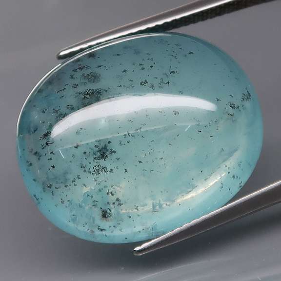 Massive 33.04ct Santa Maria blue Aquamarine cabochon