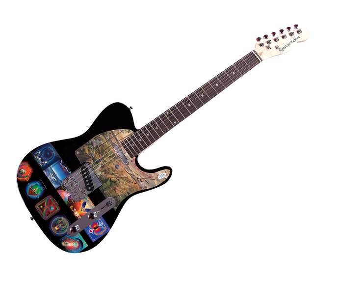 Steve Perry Autographed Signed Journey Custom Photo Graphics Guitar ACOA