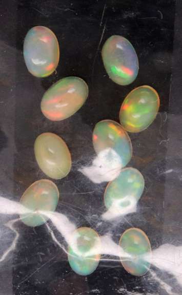 Delightful Group of 10 Oval Cut Ethiopian Opal Gemstones, 3.34cts