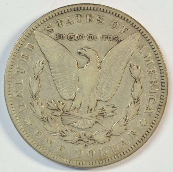 Rare key date 1893-O Morgan Silver Dollar. Tough date