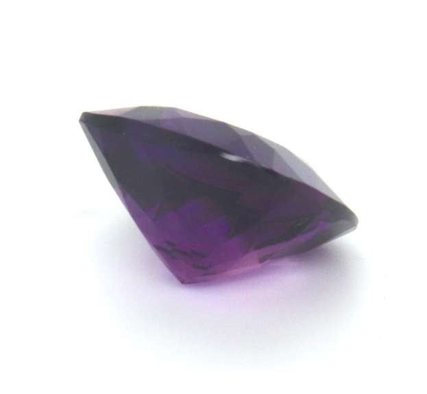 Glitzy 11.90ct Square Cut African Amethyst Gemstone