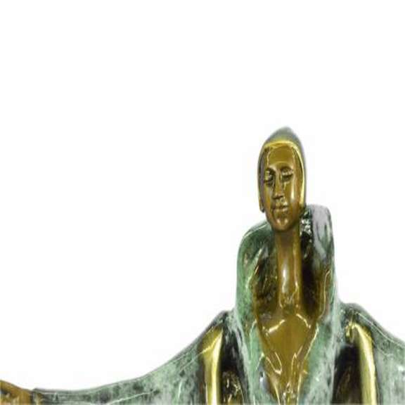 Fashion Runway Designer Bronze Sculpture