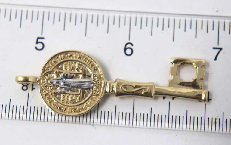 San Benito Key Religious Pendant