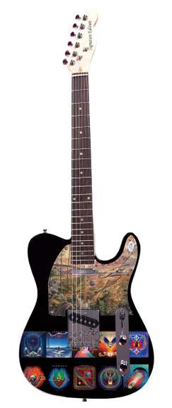 Steve Perry Autographed Signed Journey Custom Photo Graphics Guitar ACOA