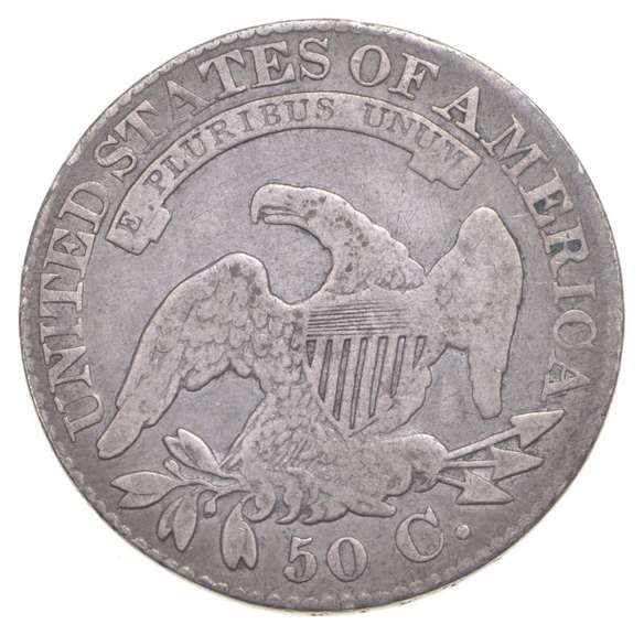 1828 Capped Bust Half Dollar - Large 8's - 108