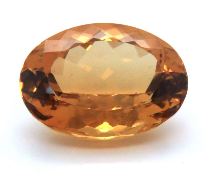 Amazing 29.64ct Oval Cut Citrine Gemstone