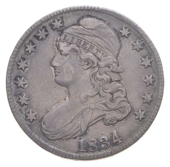 1834 Capped Bust Half Dollar