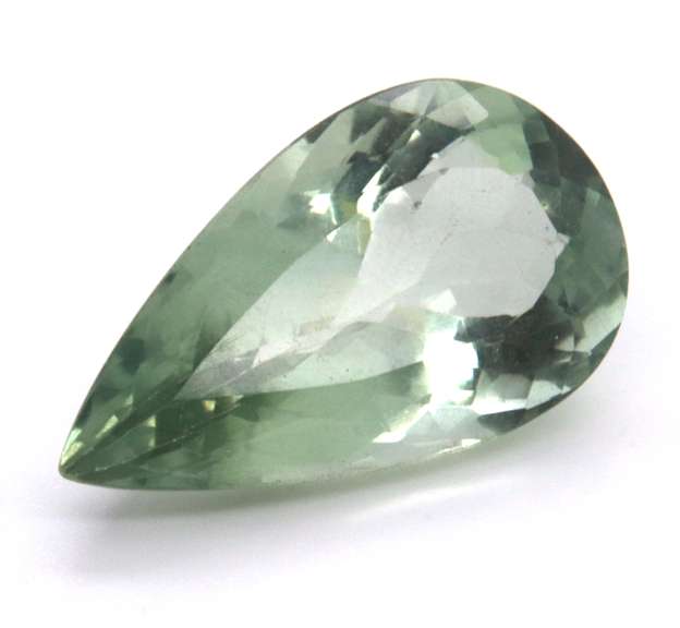 Dashing 31.02ct Pear Shaped Green Amethyst Stone
