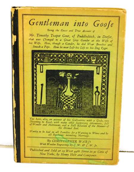 Gentleman Into Goofe Antique Book, 1st Edition