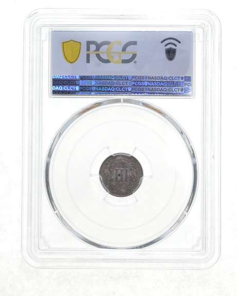 AU58 1851-O Silver Three-Cent Piece - Graded PCGS