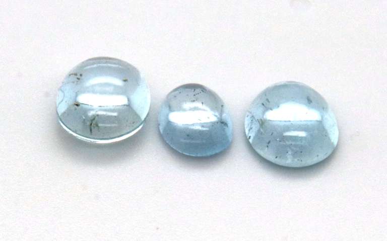 Fancy Oval Shaped Group of Aquamarine gemstones, 6.02ct