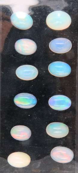 Group of 12 Ethiopian Opals, 4.11cts