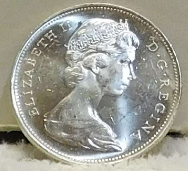 1966 Unc. Canada Silver (800) Dollar, brilliant, flashy, sharp
