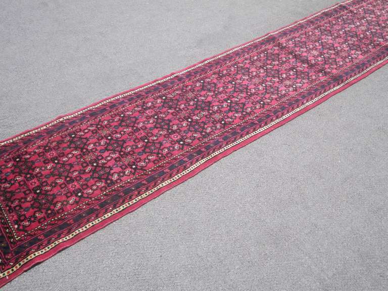 Persian Hamadan Runner 2.5x12.8