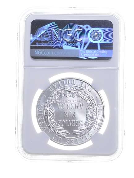 MS70 1996-S Community Service Commemorative Silver Dollar Graded NGC