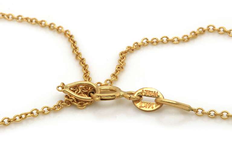 Fantastic 14kt YG Natural Oval Citrine and Diamond Necklace