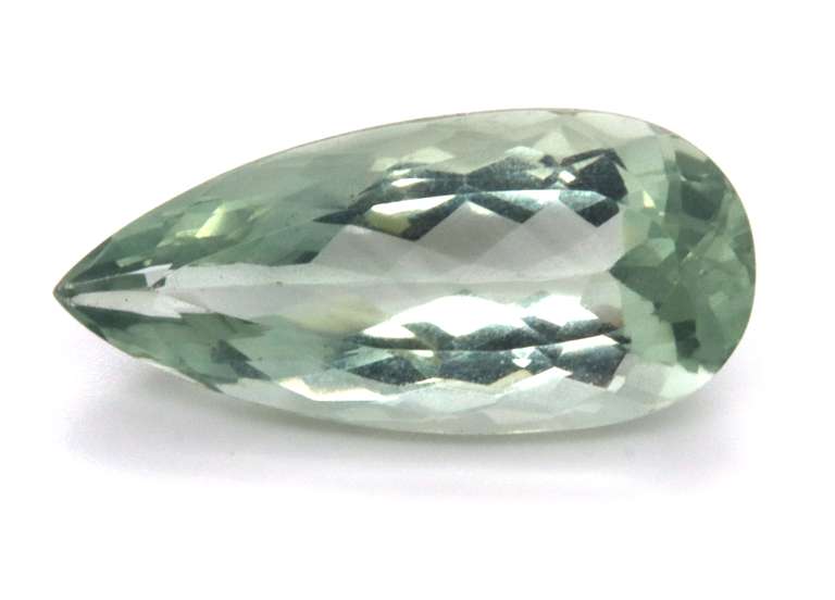Marvelous 25.84ct Pear Shaped Green Amethyst