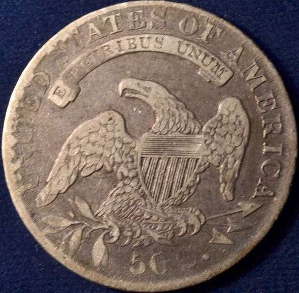 1832 Bust Half Dollar Small Letters, Circulated.