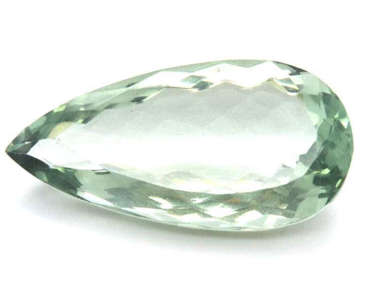 Fabulous Pear Shaped Green Amethyst, 30.94ct!