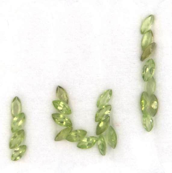 Exciting 5.00ct Set of Marquise Cut Peridot