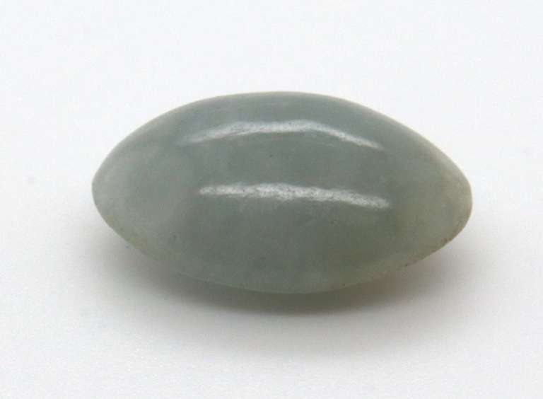 Ornate Oval Shaped Jade Stone, 18.04ct