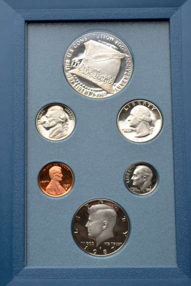 1987 1991 US Prestige Proof Sets