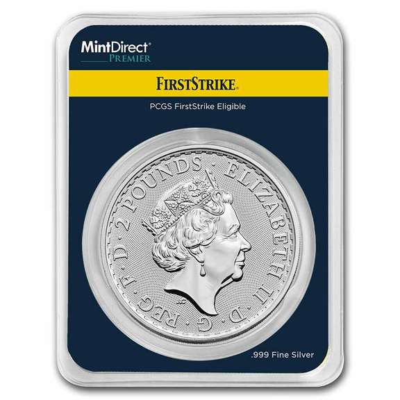2021 Britannia 1oz .999 Silver APMEX Mint Direct First Strike