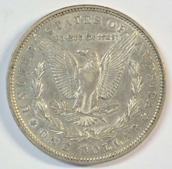 Super nice 1892-P Morgan Silver Dollar. AU