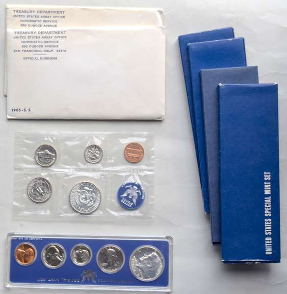 2 Each 1965-7 US Special Mint Sets