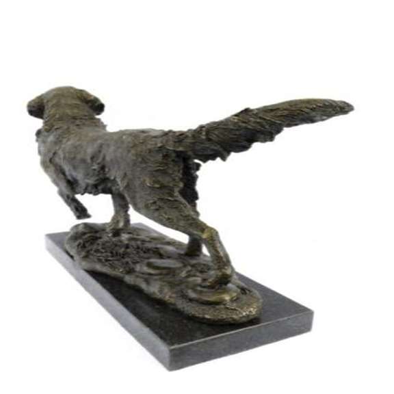 Golden Retriever Bronze Sculpture