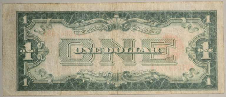 1928 $1 Red Seal US Note