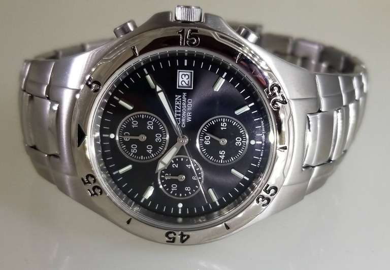 Citizen Men’s Chronograph Watch Brand New with Box and Papers