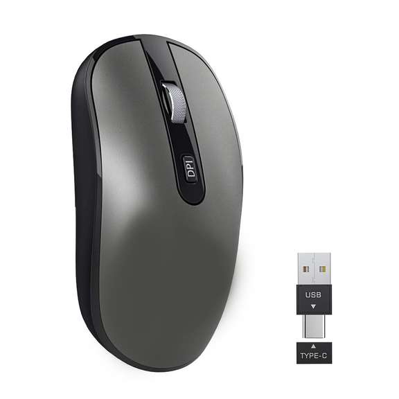 Noiseless Wireless Mouse 2400DPI Triple Mode
