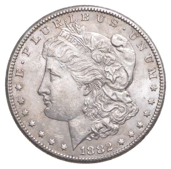 1882-CC Morgan Silver Dollar