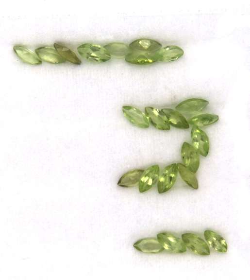 Exciting 5.00ct Set of Marquise Cut Peridot