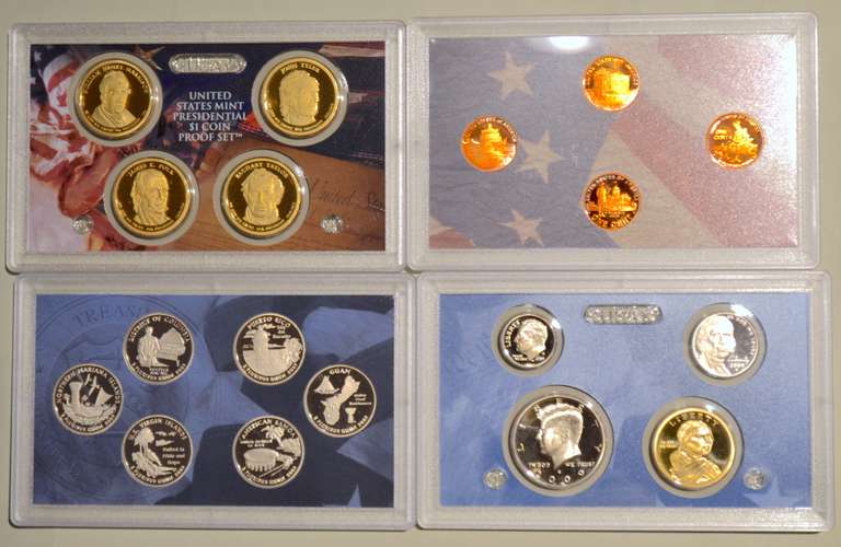 1999 & 3 2009 US Proof Sets