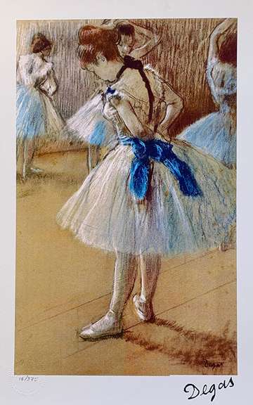 Edgar Degas, Study of a Ballet Dancer