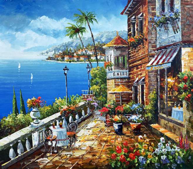 EXCEPTIONALLY BEAUTIFUL PAINTING ON CANVAS