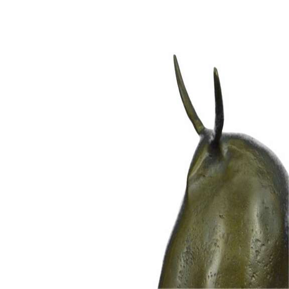 Dark Brown Patina Fighting Bull Bronze Sculpture