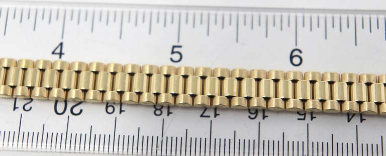 Men's Presidential Yellow Gold Bracelet